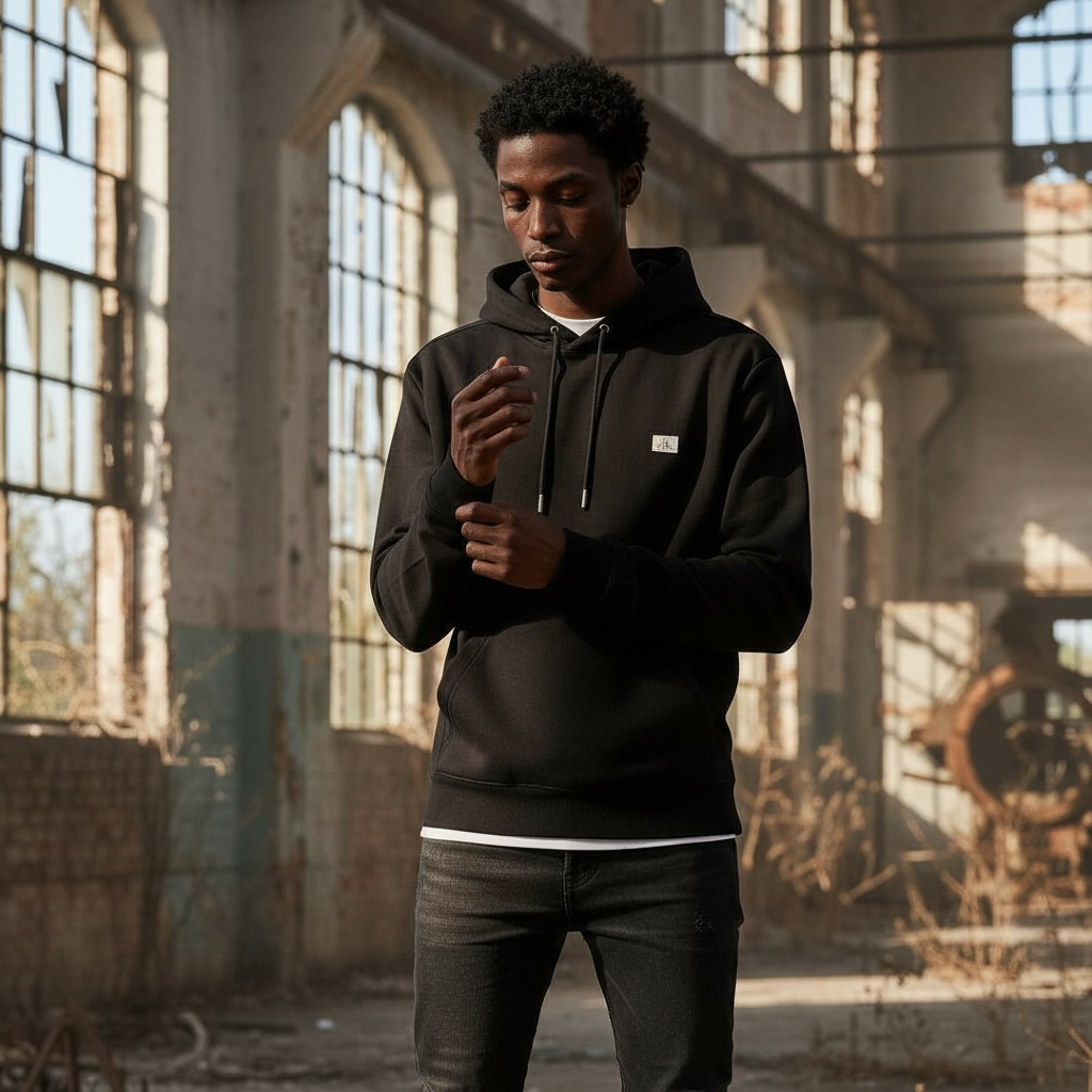 CALVIN KLEIN 350 TERRY BADGE HOODY