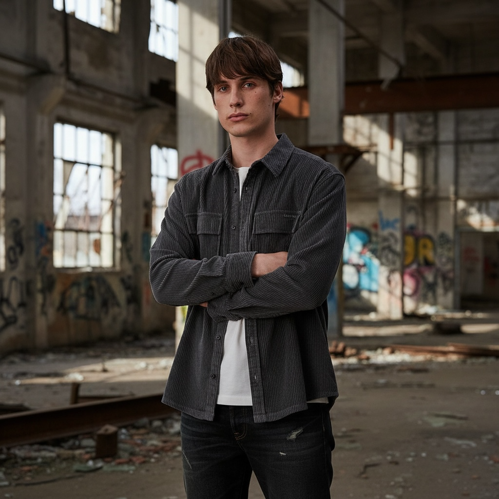 CALVIN KLEIN CORDUROY POCKET OVERSHIRT