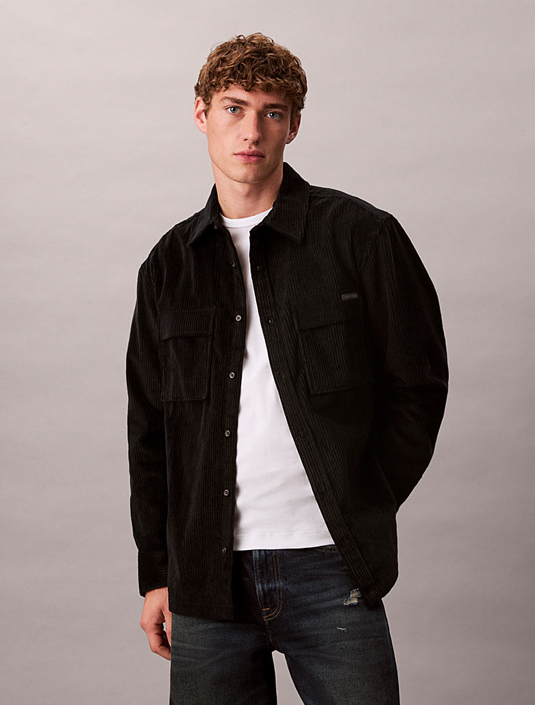 CALVIN KLEIN CORDUROY POCKET OVERSHIRT