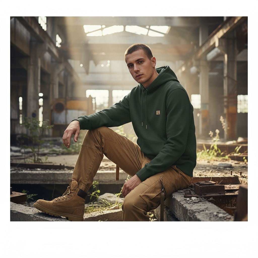 CALVIN KLEIN 350 BADGE HOODY