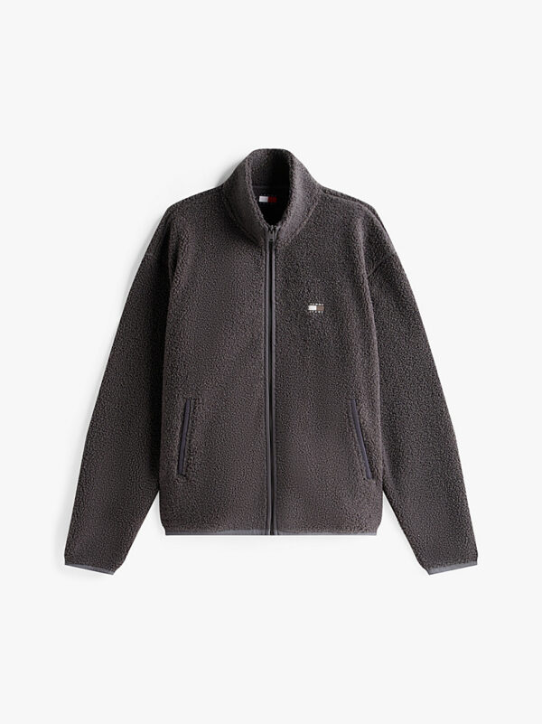 TOMMY JEANS RLX BADGE TEDDY FLEECE JACKET - Image 4