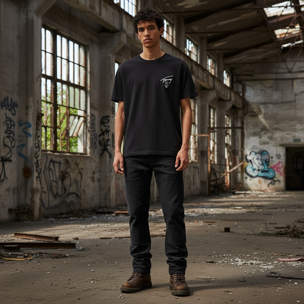 TOMMY JEANS REG SIGN CITY TEE