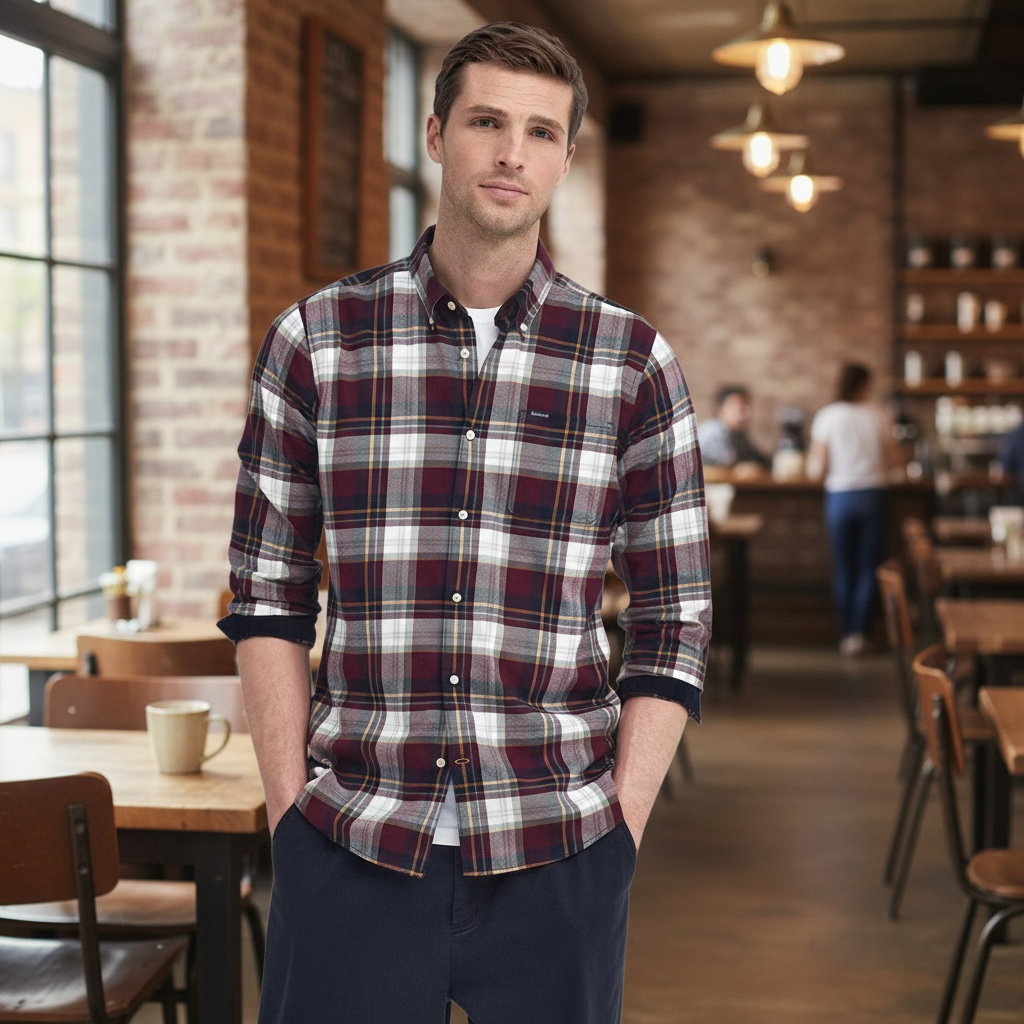 BARBOUR CROSSFELL TAILORED CHECK SHIRT