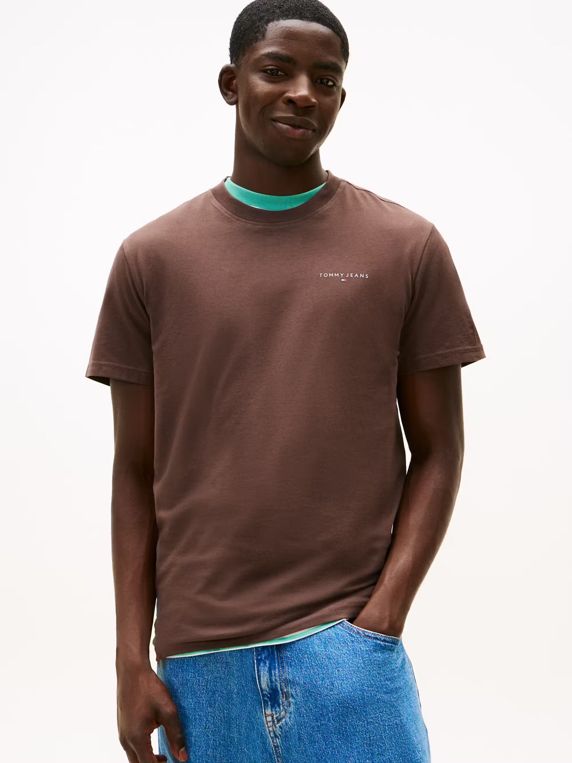 TOMMY JEANS SLIM LINEAR TEE