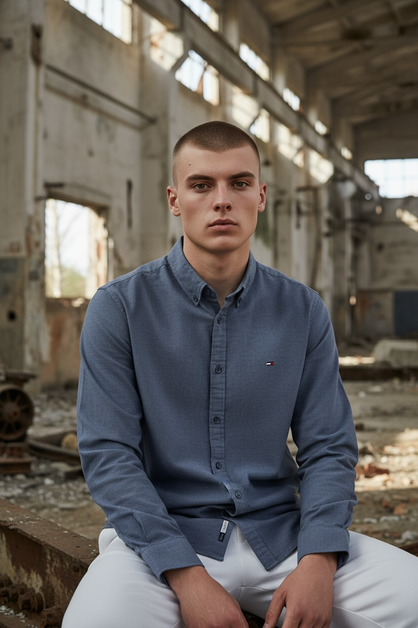 TOMMY JEANS REG OXFORD SHIRT