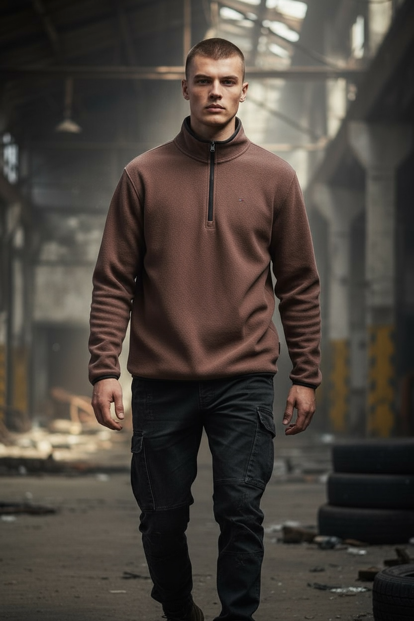 TOMMY JEANS FLAG POLAR FLEECE