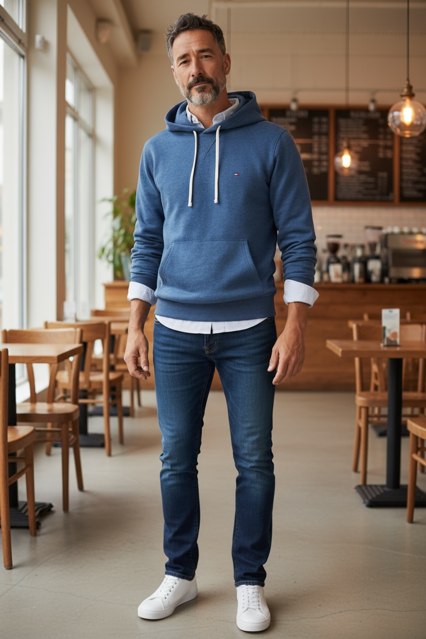 TOMMY HILFIGER SEASONAL FLEECE HOODY