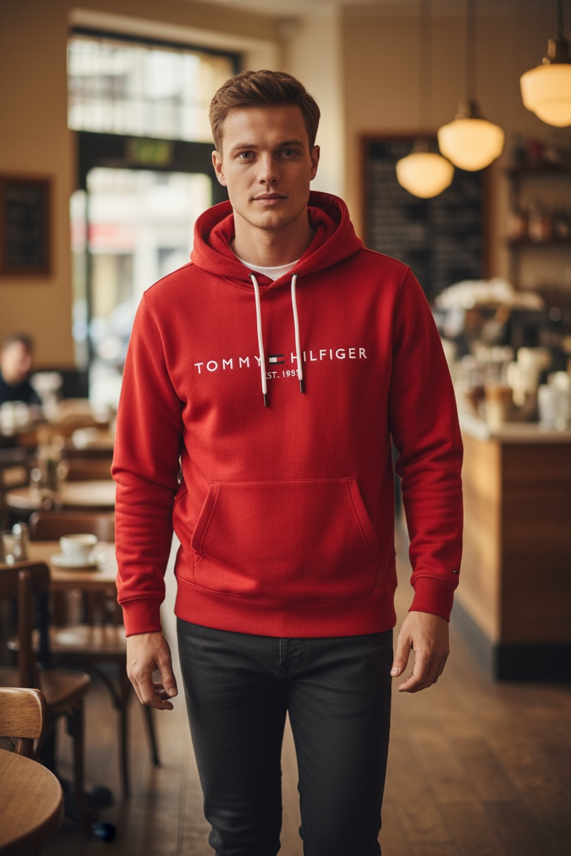 TOMMY HIILFIGER TOMMY LOGO HOODY
