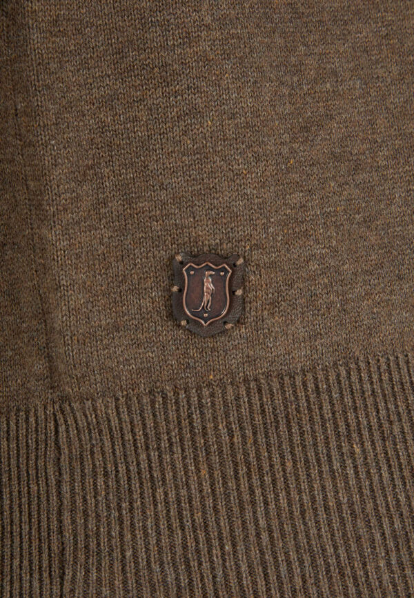 6TH SENSE HARRY ZIP CHESTNUT  SWEATER - Image 2