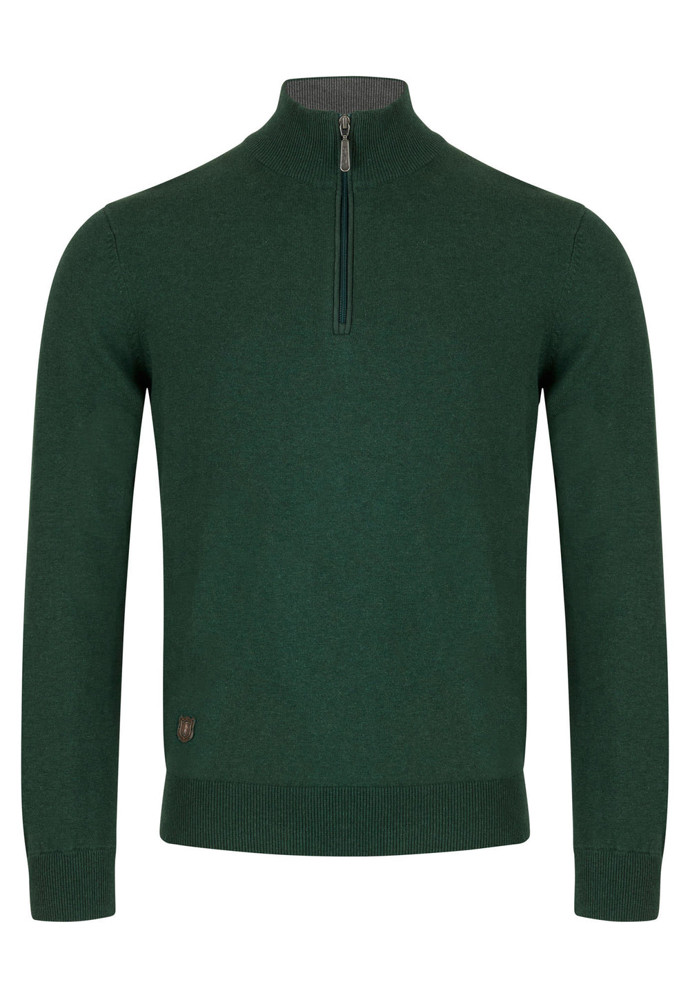 6TH SENSE HARRY GREEN  ZIP SWEATER
