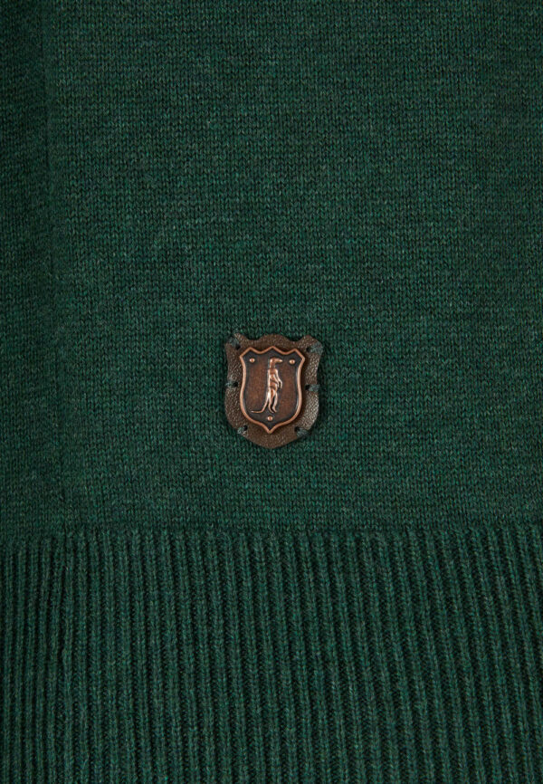 6TH SENSE HARRY GREEN  ZIP SWEATER - Image 2