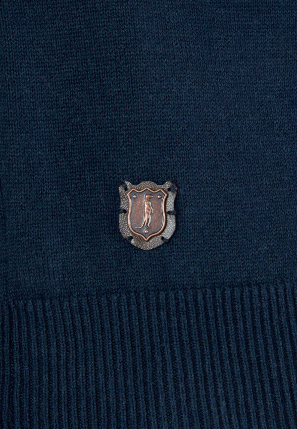 6TH SENSE HARRY ZIP INDIGO  SWEATER - Image 2