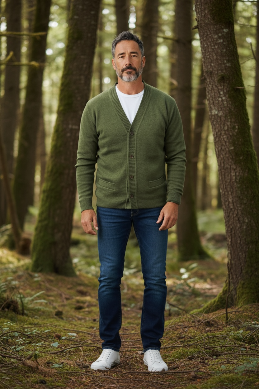 RIALTO GREEN CARDIGAN