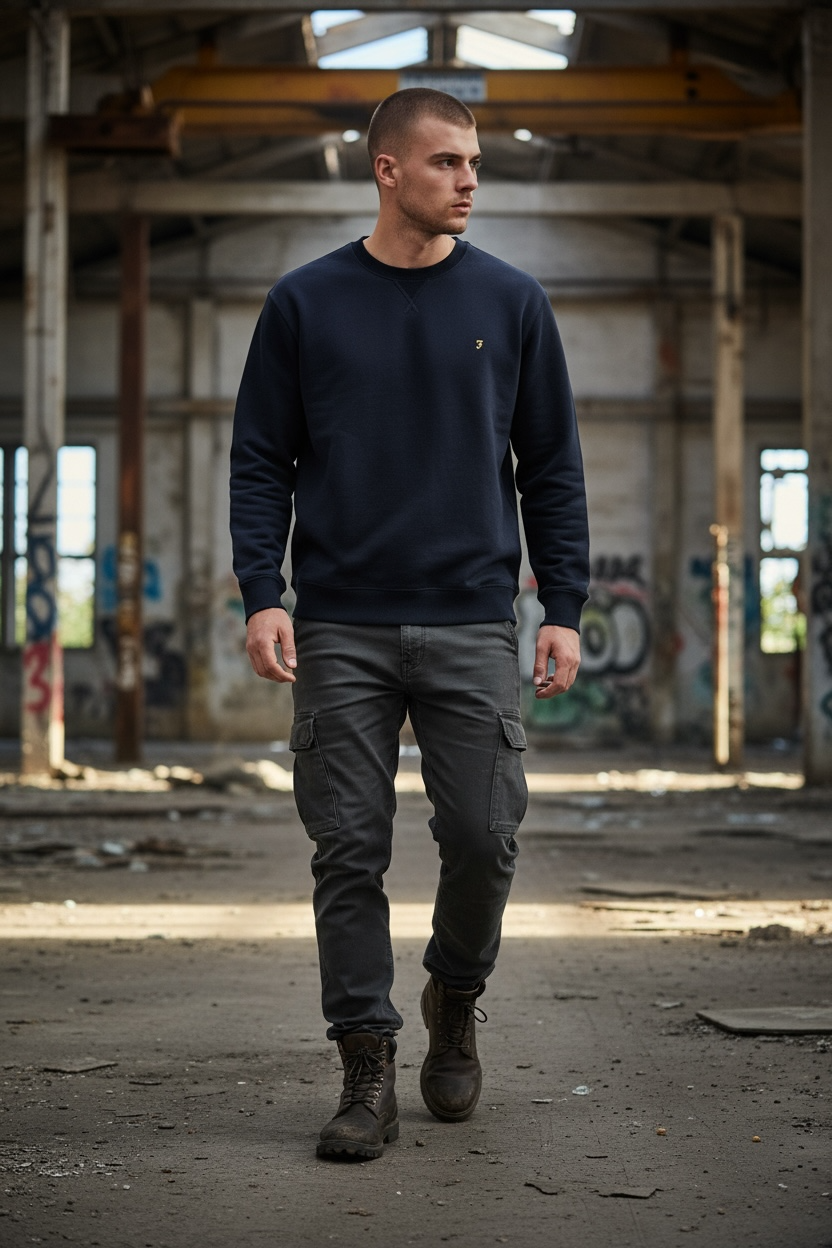 FARAH TIM CREW SWEAT