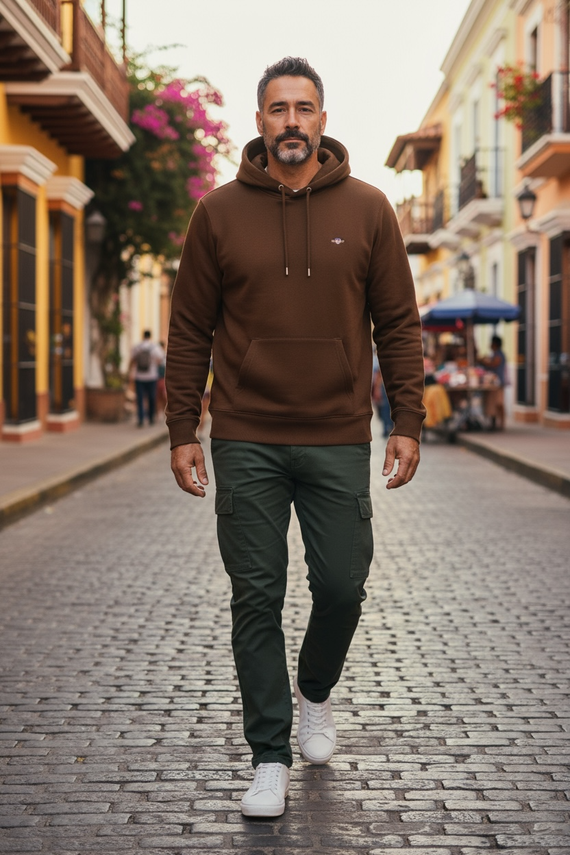 GANT SHIELD WALNUT HOODY